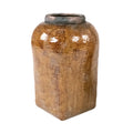Large Distressed Textured Vase