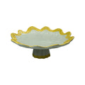 Cakeplate - Jade/ Yellow Rik Rak