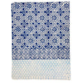Beach Chic Block Printed Tablecloth - 72