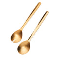 Salad Servers Cactus Dots Gold