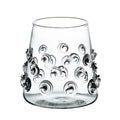 Votive with Glass-Applied Swirls