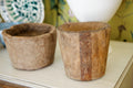 Antique Wood Mortar Bowls