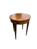 Inlay Side Table with Drawers
