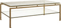Montpelier Cocktail Table with Glass Top