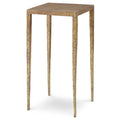 Hawes Side Table - Hammered Gold Armour