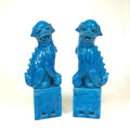 Blue Foo Dogs - Pair