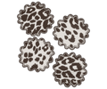 Iconic Leopard Cocktail Napkins - Set of 4