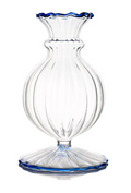 Blue Trim Bud Vase
