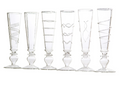 Champagne Flutes set of 6