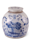 Blue and White Lotus Jar