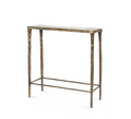Nora Console Table in Antique Brass