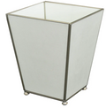 White Lizard Skin Waste Bin