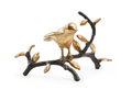 Uccello Bird Statue in Gold Leaf