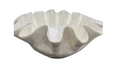 Capiz Ruffle Bowl - Natural White