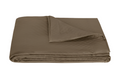 Brown Quilted King Coverlet
