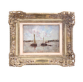 Nautical Ship Framed Original Art by Jules Brouwers