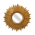 Small Antique French Starburst Mirror