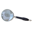 Unique Magnifier with Wood & Chrome Handle