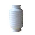 Ribbed Porcelain Vase