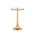 Antonia Side Table - Polished Brass