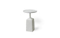 Lunae Accent Table - Gesso White