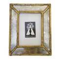 Antique Mirrored Wood Frame - 5