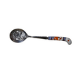 Slotted Spoon with Asian Flowered Handle