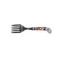 Wide Fork with Asian Flowered Handle