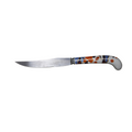 Short Blade Knife with Asian Flowered Handle