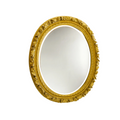 Gold Gilded French Oval Mirror